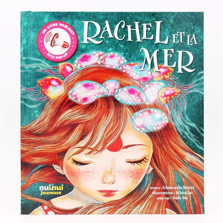 Factory Custom Mermaid Sound Book Use To Early Education