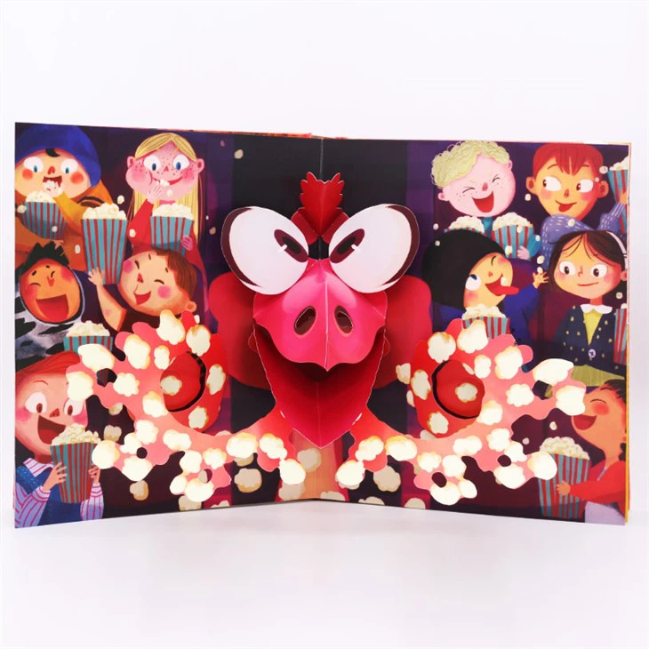 Factory Cute Fire Dargon Playing Noisy Sound Book For 2-6 Kids