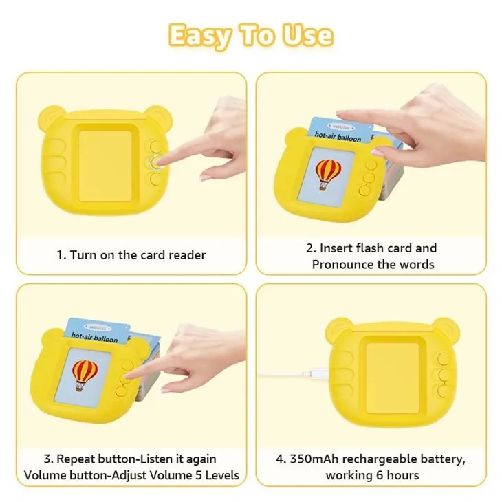 Talking Flash Cards Learning Machine: The Future Of Interactive Early Education factory